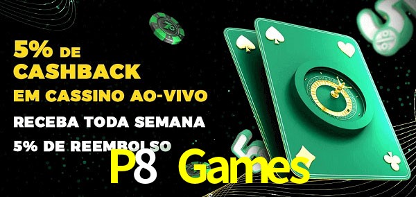 Promoções do cassino ao Vivo P8 Games